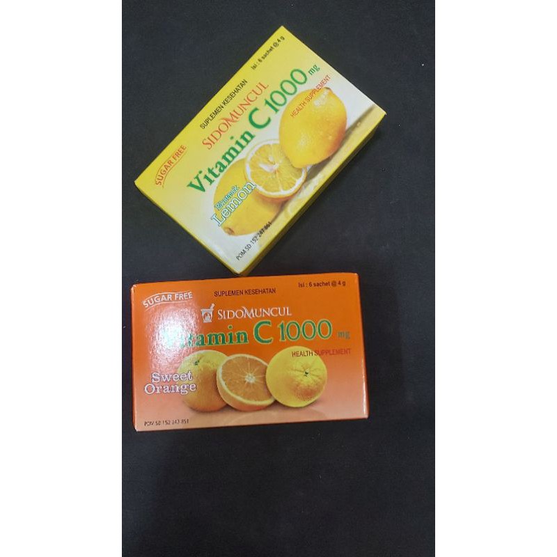 vitamin c1000mg sidomuncul | isi 6 sachet