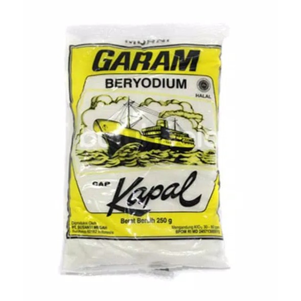 

Bisa Kirim Instan - Garam cap Kapal 250 gr