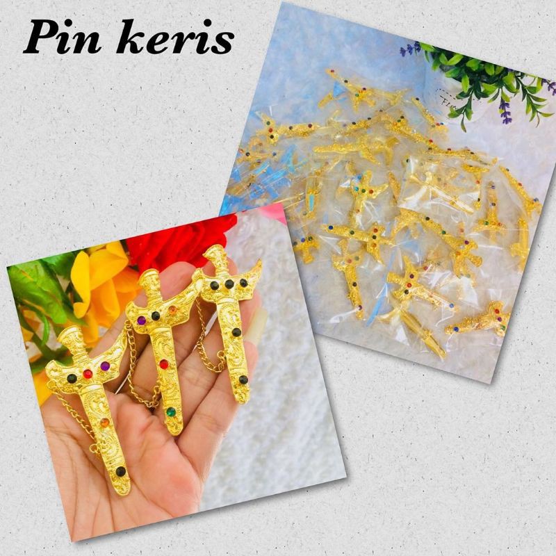 aksesoris pin bahan alpaka