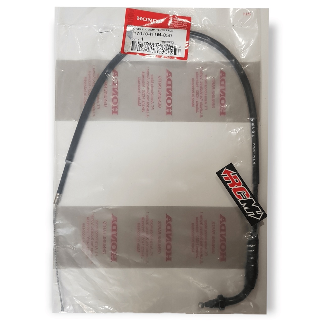 CABLE COM THROTTLE KABEL SULUR GAS SUPRA X 125 OLD LAMA 17910-KTM-850 ORI ORIGINAL HONDA AHM HGP ASLI