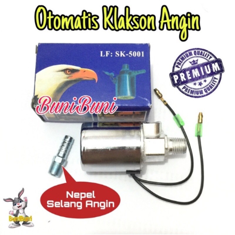 Switch Air Horn / Otomatis Switch Klakson Angin Universal Untuk Mobil 12 Volt &amp; Truk 24 Volt Kualitas Terbaik