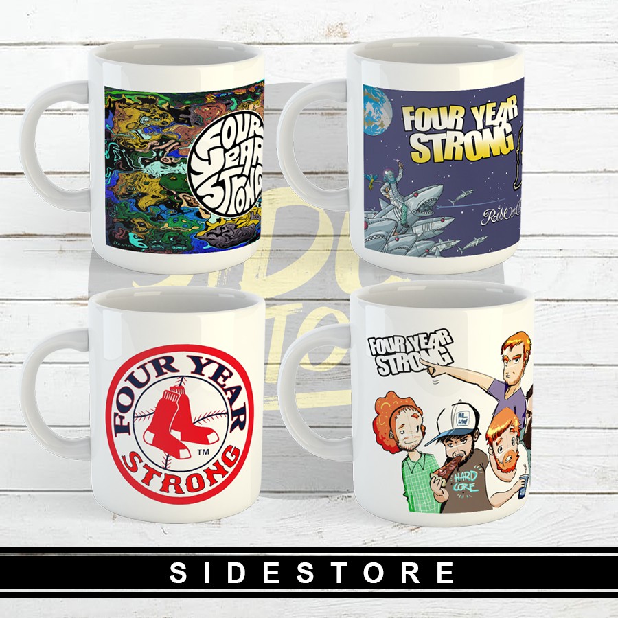 GELAS FOUR YEAR STRONG - FOUR YEAR STRONG - MUG CUSTOM