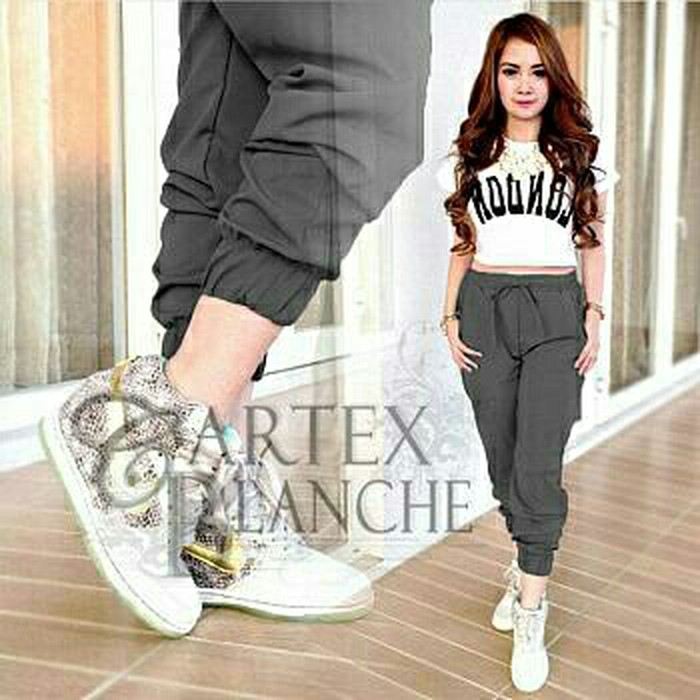 [EbryStore]   BM - Joger Chamray Abu Tua/Celana Joger/Celana Olahrga/Pants casual