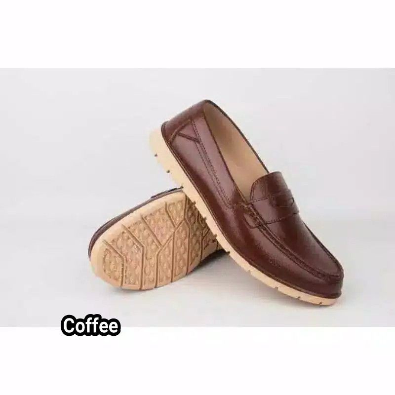 (COD) Sepatu Pantofel Karet Pria Aneka Warna Yumeida 8091