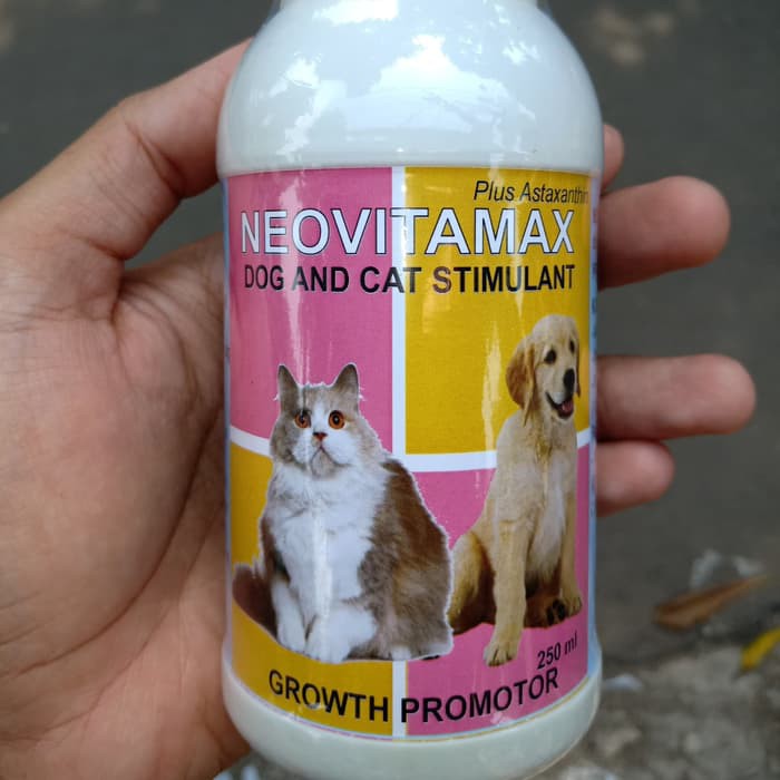 ASR263 Neovitamax Cat Dog - Vitamin B1 B12 Protein Asam Amino Kucing Anjing
