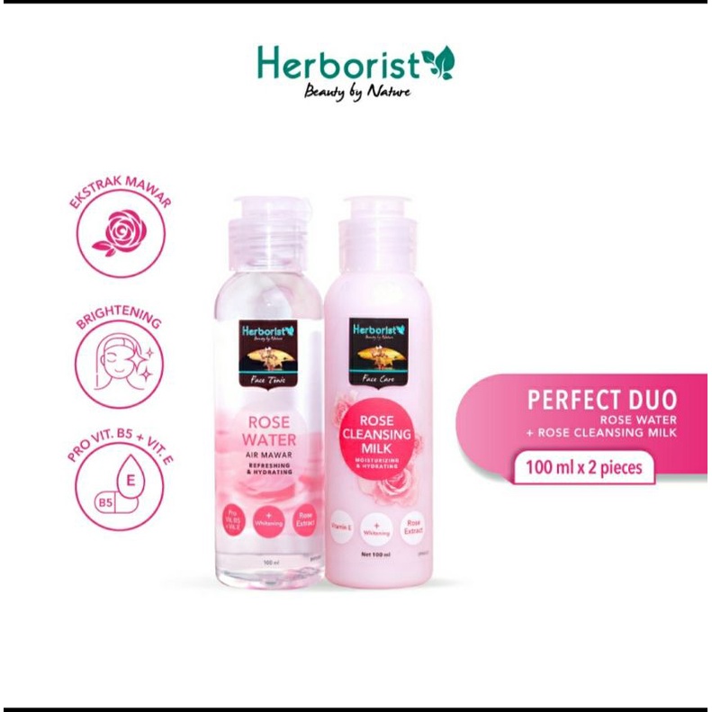 Herborist Rose Cleansing Milk & Herborist Rose water