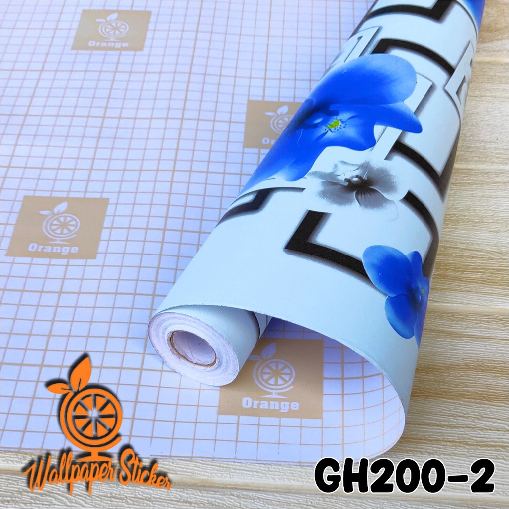 Wallpapaer Dinding Elegan Bunga 45CM X 9M- FHS88