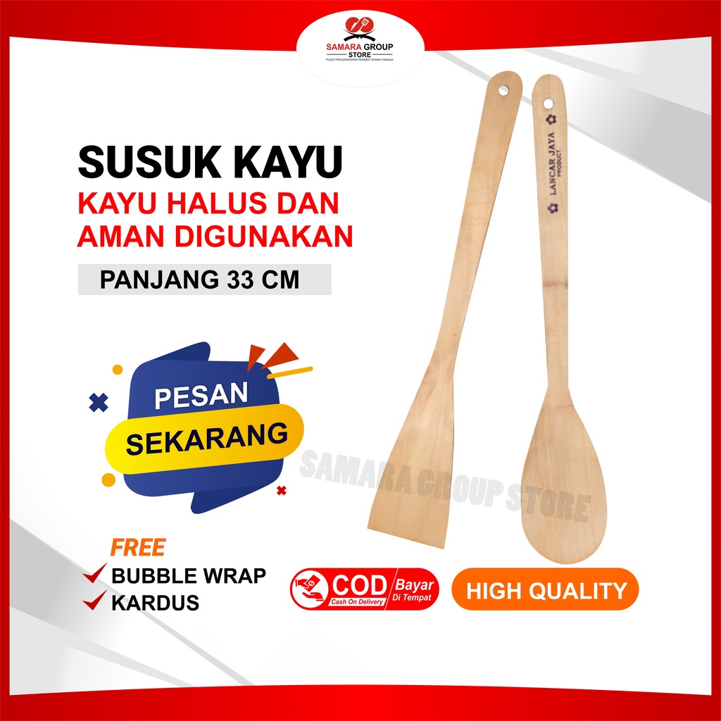 SPATULA KAYU - SUSUK KAYU - SUTIL KAYU