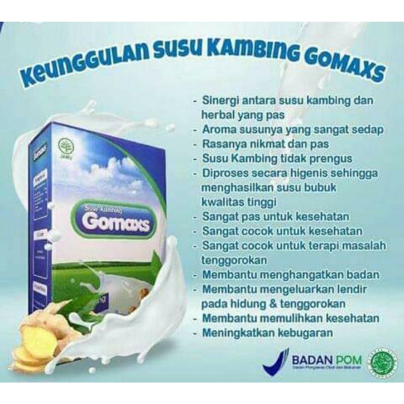 

Gomaxs/susu kambing plus herbal/susu kambing gomaxs