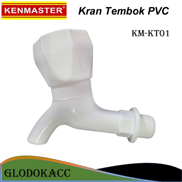 Keran Tembok Belimbing,Engkol / Kenmaster Kran Tembok pvc km-kt01