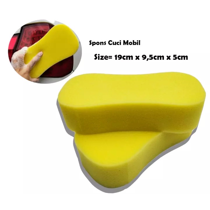 Spons Busa Cuci Motor Mobil Serbaguna/ Wash Sponge