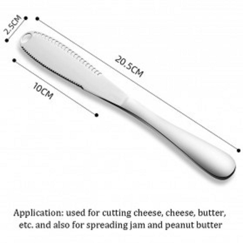 PISAU OLES MENTEGA Selai Kue Roti Butter Coklat Keju Srikaya Stainless Steel Anti Karat Olesan Kue Margarin