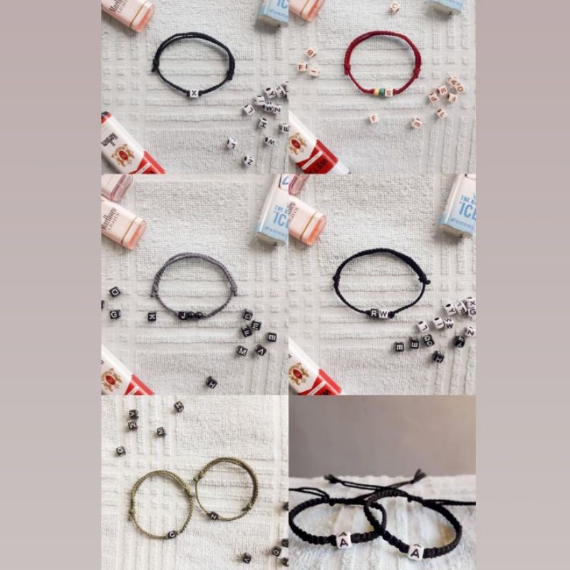GELANG HURUF / GELANG INISIAL / BRACELET