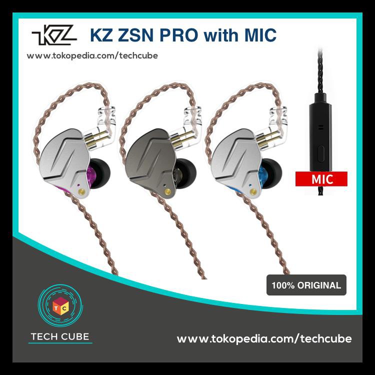 

BAYAR DI TEMPAT (COD) KZ ZSN METAL HYBRID ARMATURE DUAL DRIVER 1BA 1DD HIFI BASS EARPHONE - GREY