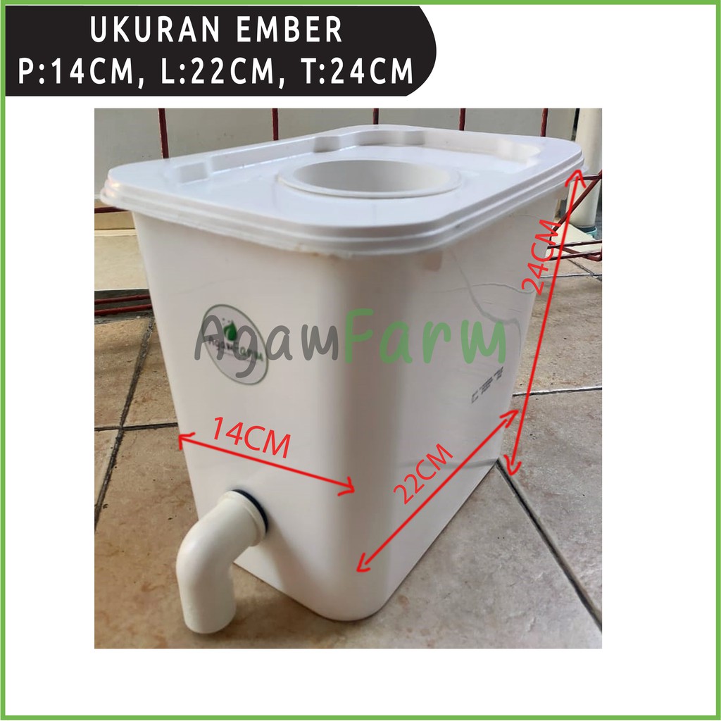 Dutch Bucket Hidroponic / Ember Eskrim Hidroponik