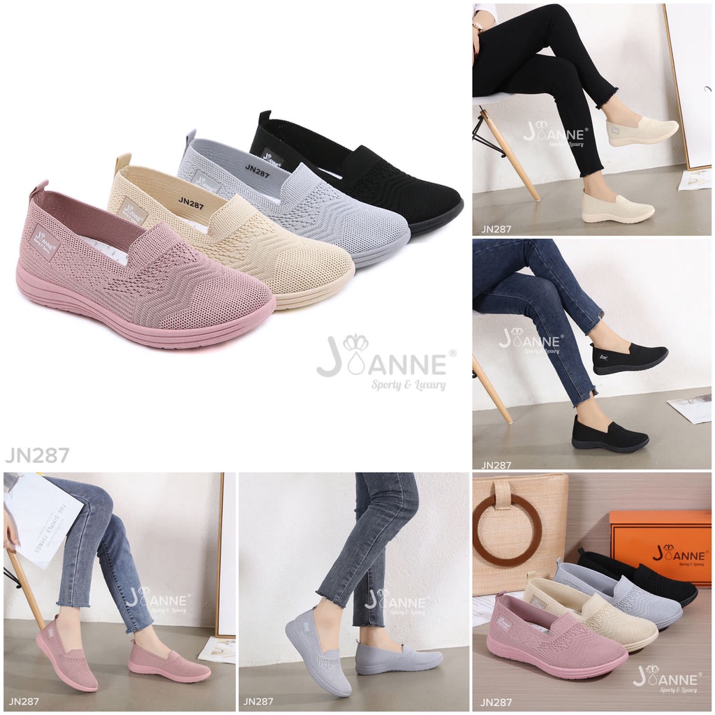 JOANNE FlyKnit Flat Shoes #JN287 ORIGINAL (RESTOCK)