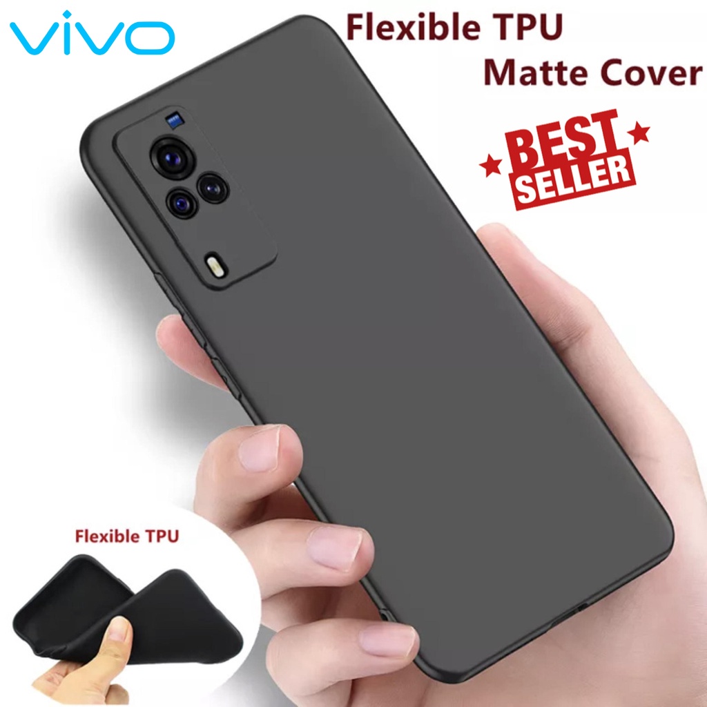 Vivo Y51 Y53s Y51A Case Silicone Black Ultra Slim Matte Premium Casing Slim Cover