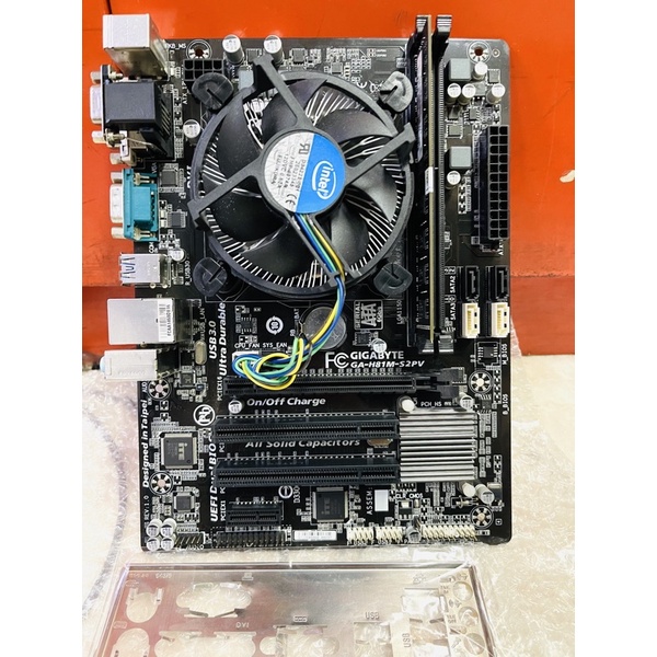 Motherboard H81 Paket Procesor Core i5 4590 Fan Ram 8Gb