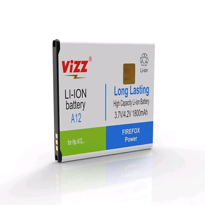 Vizz Double Power Battery Batre Baterai Vizz Cross Evercoss A26 A12