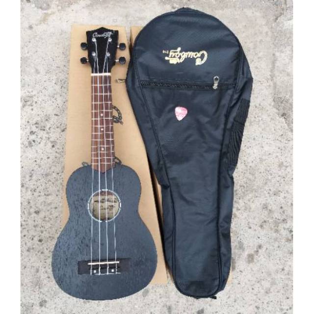 Ukulele Cowboy Soprano Sopran Hitam Original