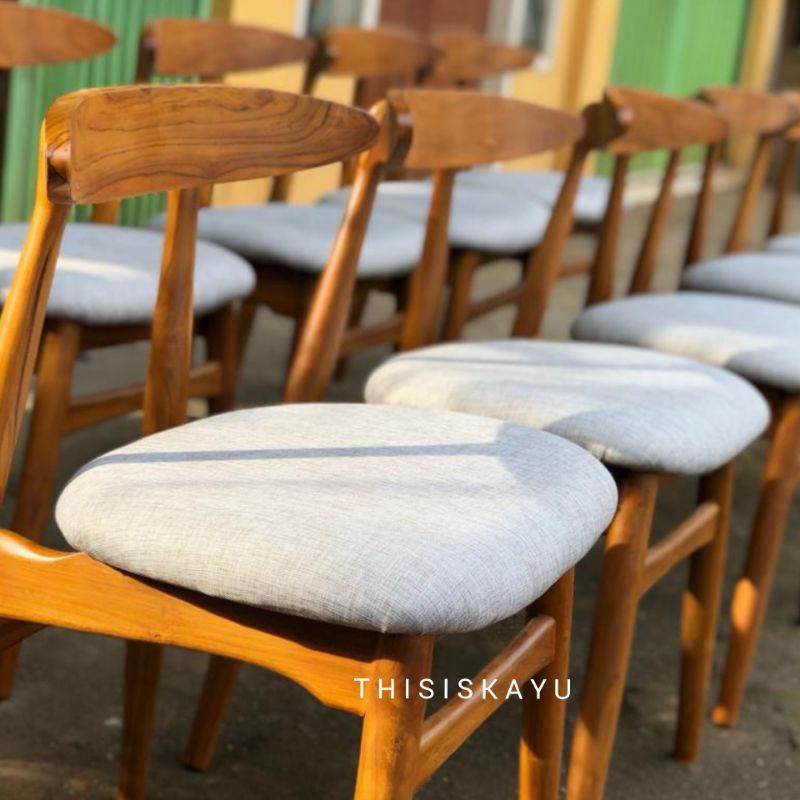 KURSI CAFE KAYU JEPANG | KURSI MODEL JEPANG | KURSI MAKAN JATI