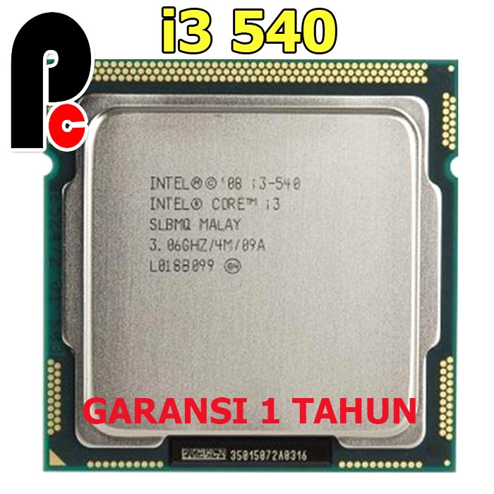 Processor prosesor proci intel core i3 540