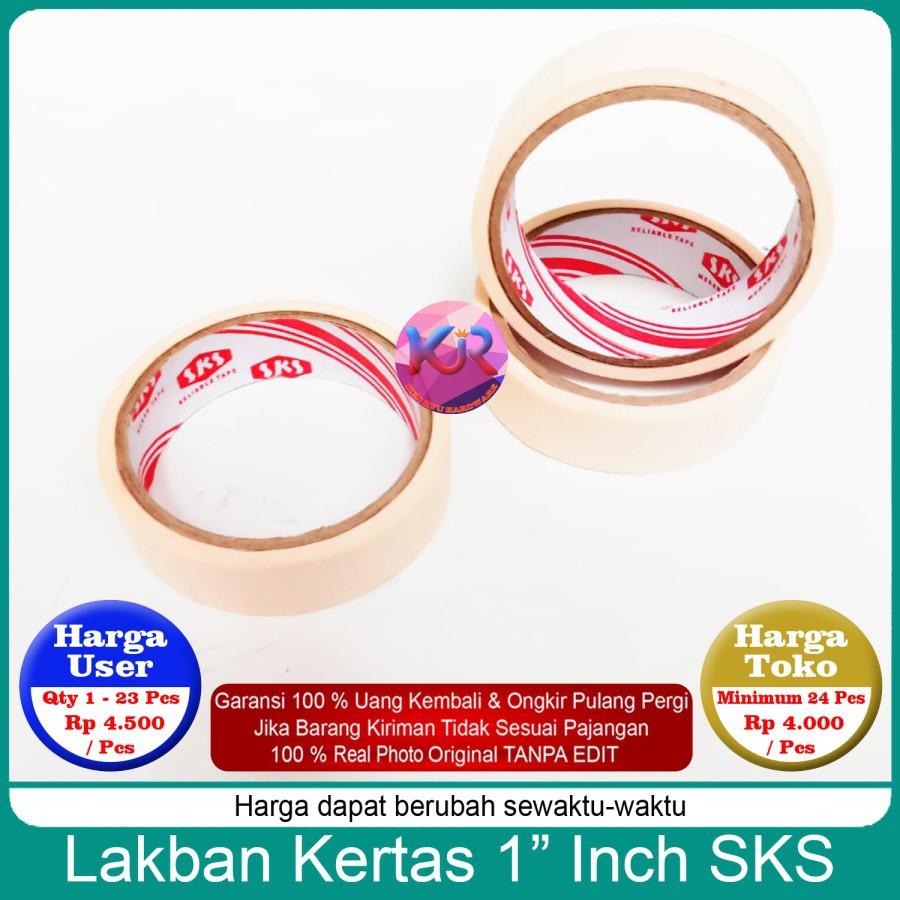 

Lakban Kertas 1 Inch SKS