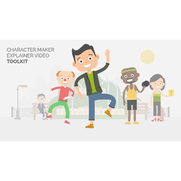 AinTrailers Explainer Video Toolkit Character Animation - After Effect