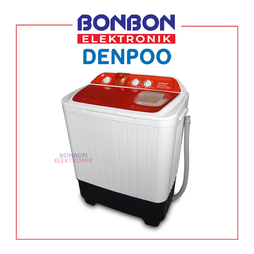 Denpoo Mesin Cuci 2 Tabung 8KG DW 801 4P / DW801