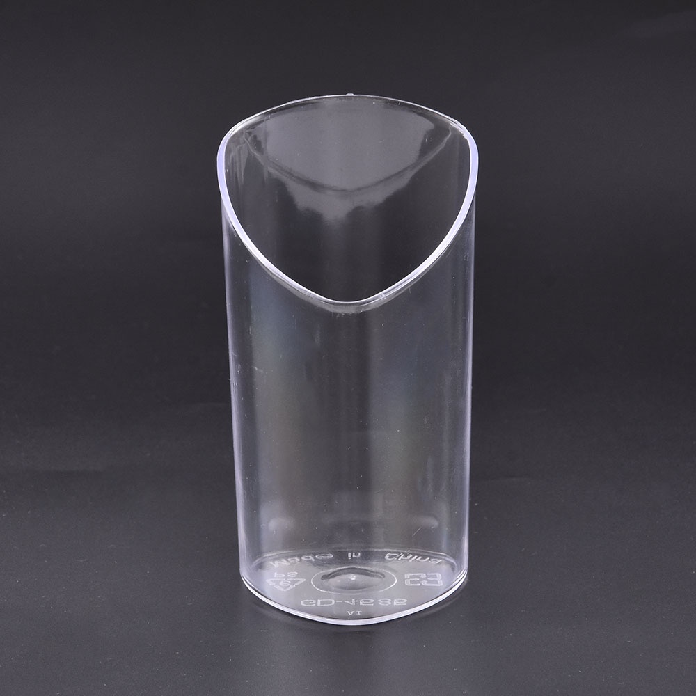 【COD Tangding】50pcs/set 80ml Clear Plastic Disposable Party Shot Teardrop Dessert Cups Birthday