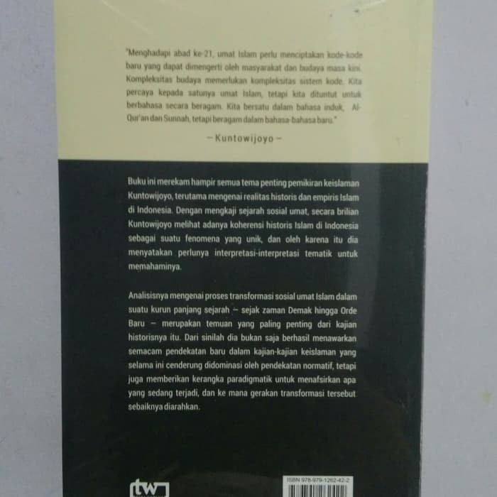 Buku Paradigma Islam Interpretasi Untuk Aksi Kuntowijoyo Original Shopee Indonesia