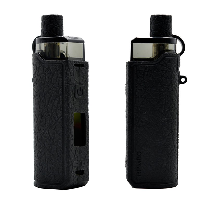 Slicone case for SMOK rpm80 anti-flip rubber cover texture skin case fit rpm 80w with free lanyard