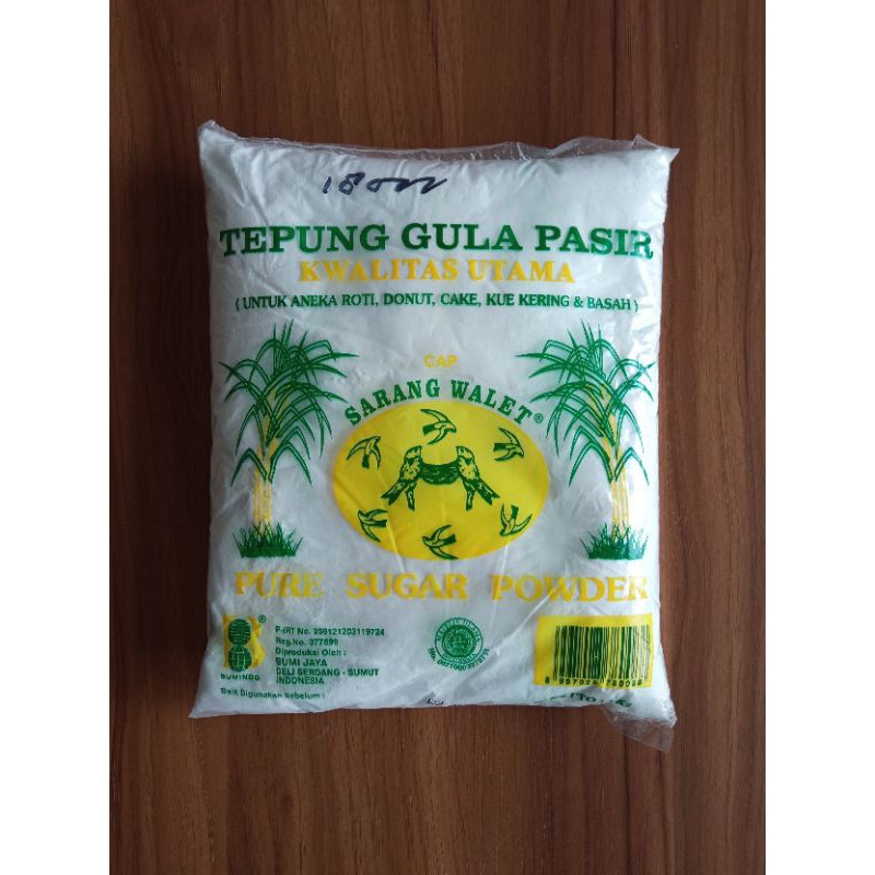 

Tepung Gula Pasir Cap Sarang Walet 500gram