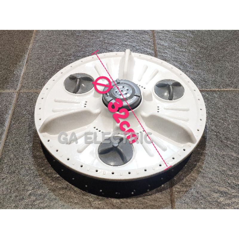 PULSTATOR 1586C GERIGI 11 DIA-32CM MESIN CUCI LG TOP LOADING