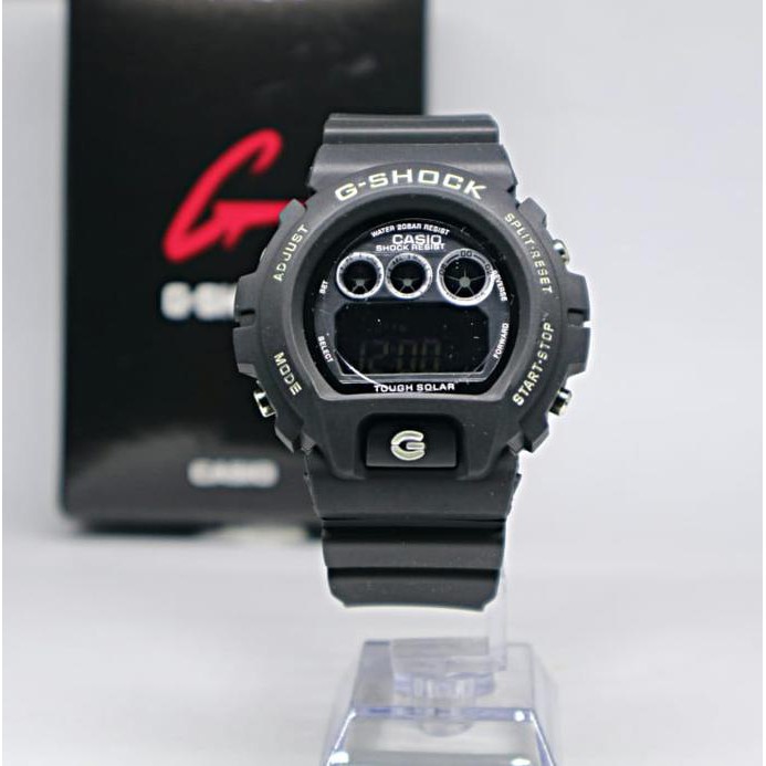 MURAH JAM TANGAN SPORT CASIO G-SHOCK DW 6900 BLACK WHITE HIGH QUALLITY