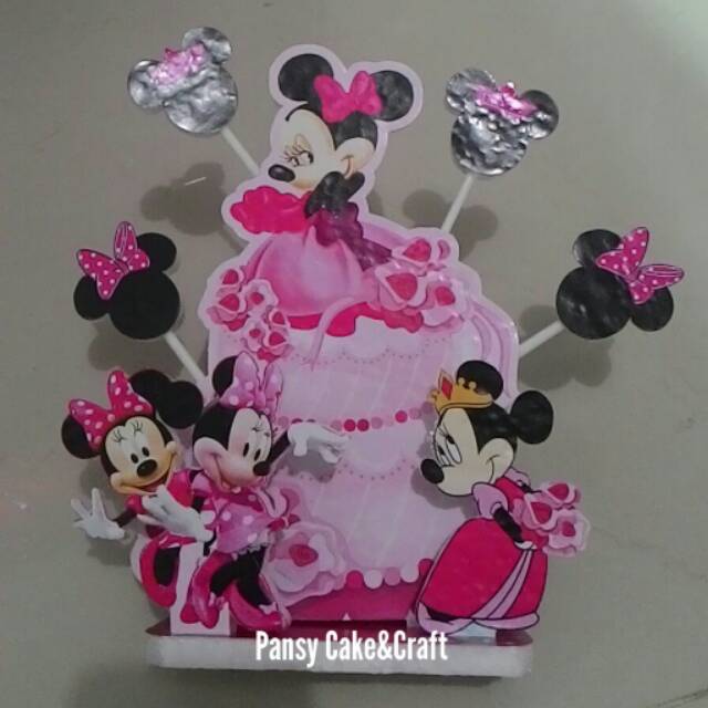 Cake topper Minnie Mouse