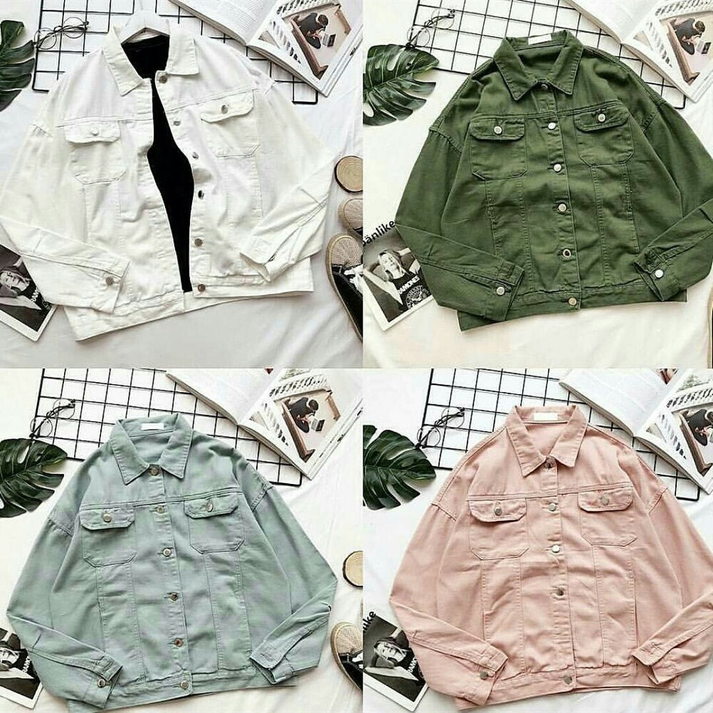 FASHION KEREN  / Long Sleeve Parka/jaket wanita/jaket murah/jaket jeans /jaket parka / PALING