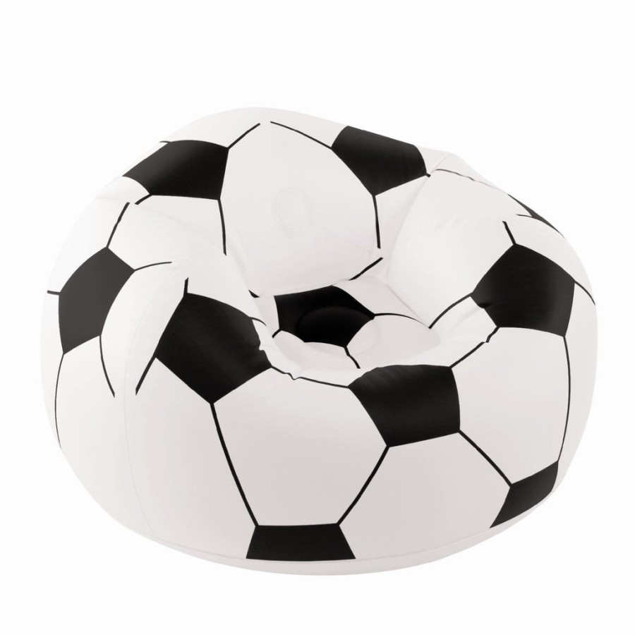 Sofa Angin Bola Soccer Bestway 75010 Beanless Soccer Ball Chair Best Shopee Indonesia