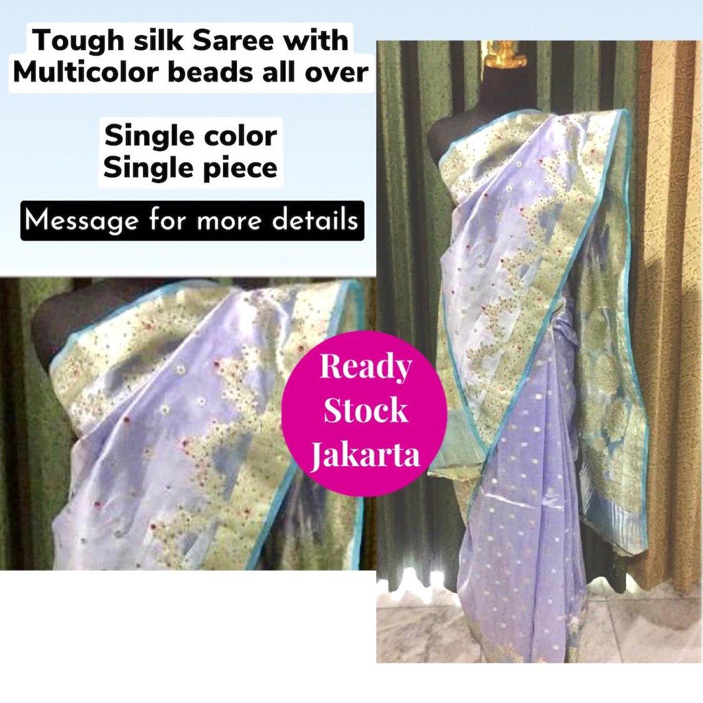Saree India Cantik Buat Wanita Cantik| Mewah Buat Pesta #PromoDiwali