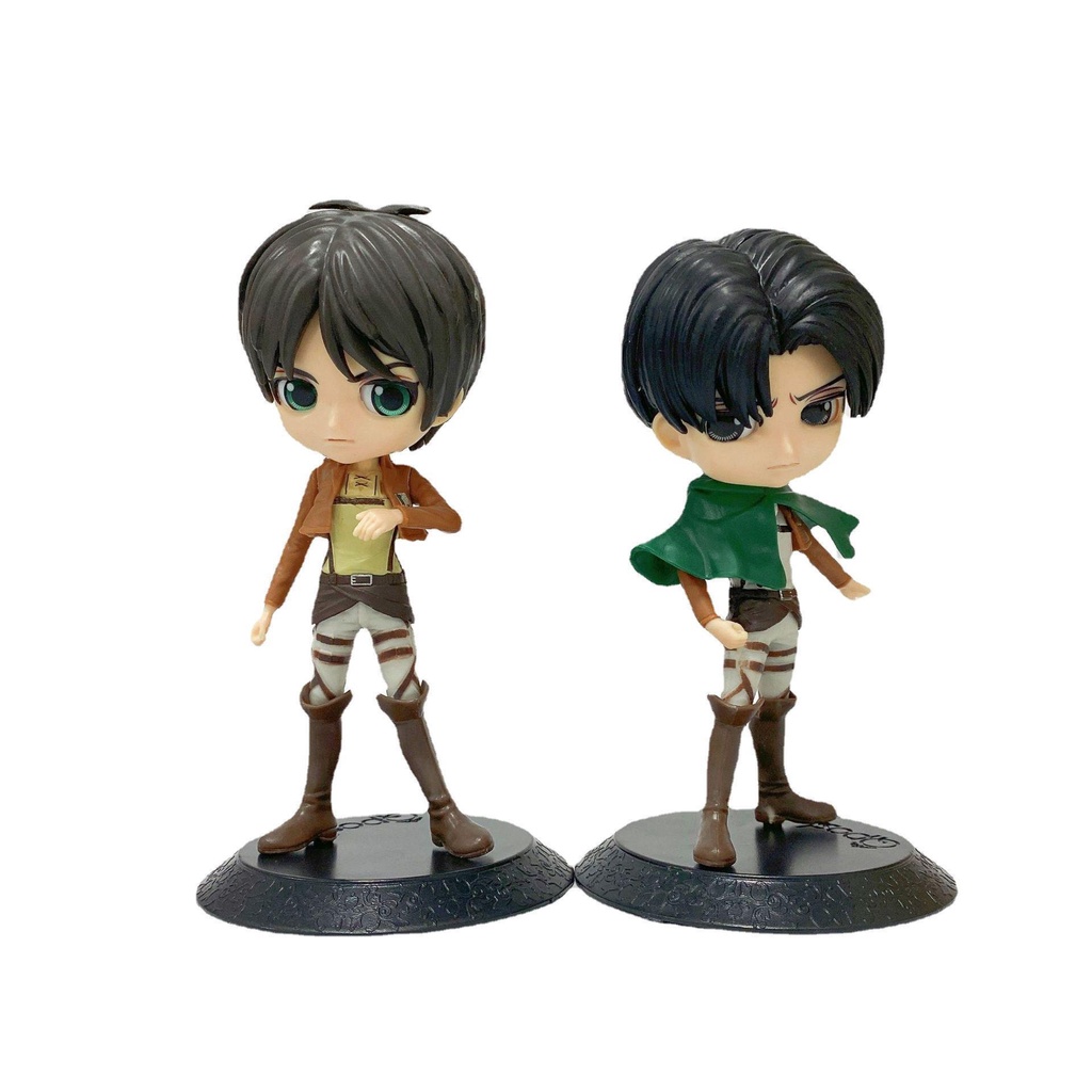 Mainan Action Figure Levi Ackerman Attack on Titan Bahan PVC Ukuran 15CM