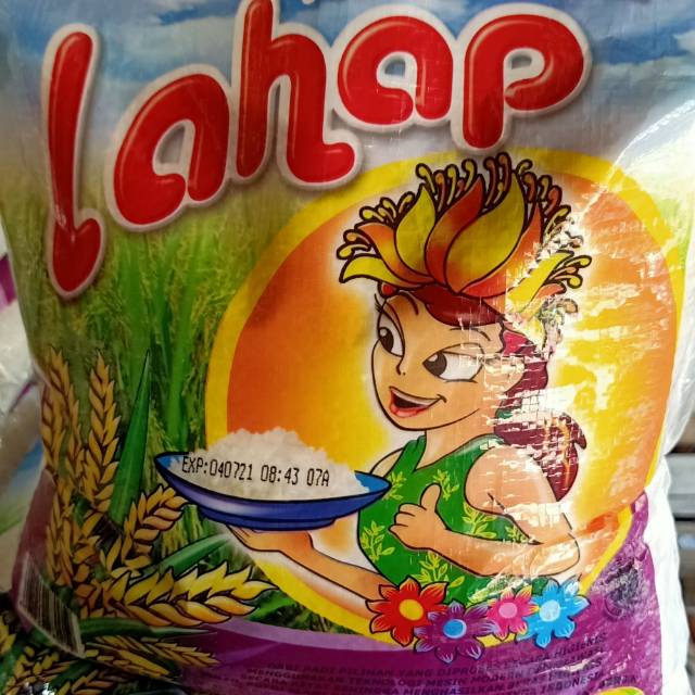 

BERAS PREMIUM LAHAP dengan berat 5 Kg dijamin berkualitas premium harga nyaman dikantong