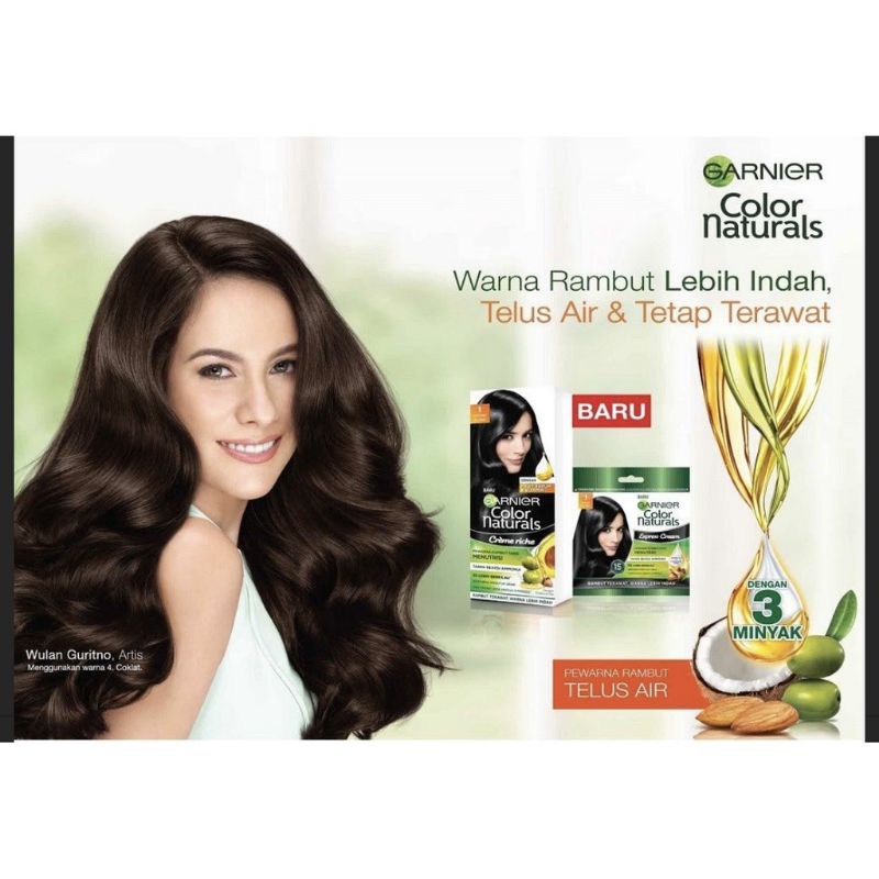 Garnier Color Natural Express Cream 20 gram | Garnier Color Natural Asean Fash sachet