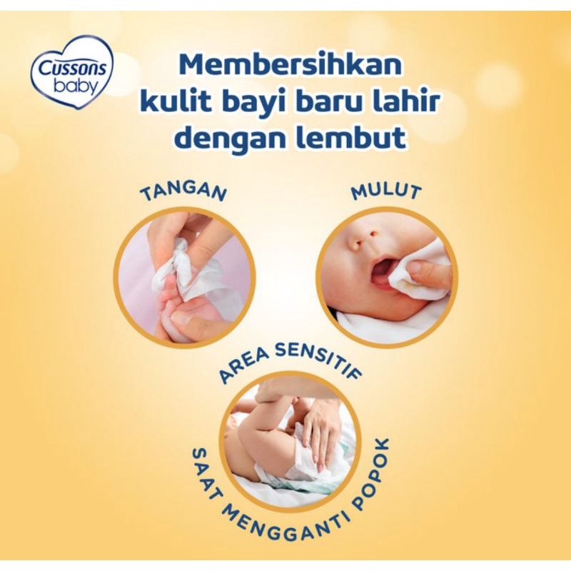 Cussons Baby Antibacterial Wipes Buy 1 Get 1 Free 2x50s/Tisu Basah