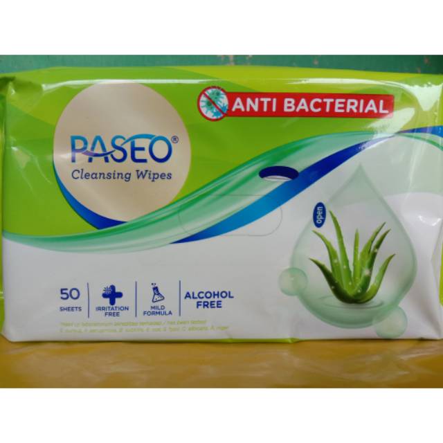 PASEO ANTI BACTERIAL 50 SHEET