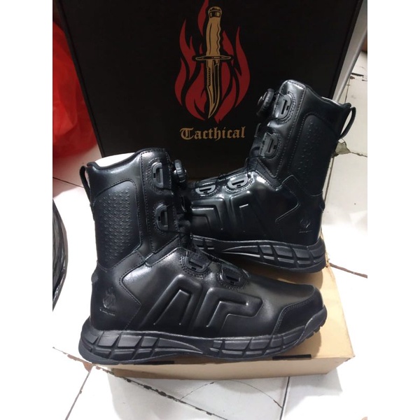 Sepatu PDL TNI Tali Putar Tactical Centurion