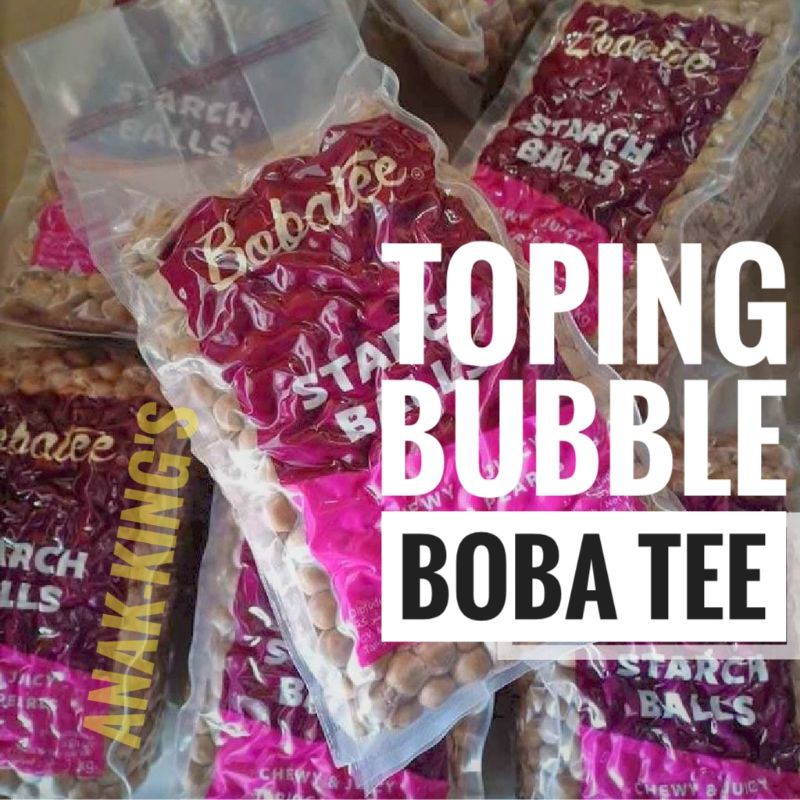 

PREMIUM TAPIOKA PEARL BOBATEE 1 KG MINUMAN TOPPING BOBA BOBBA