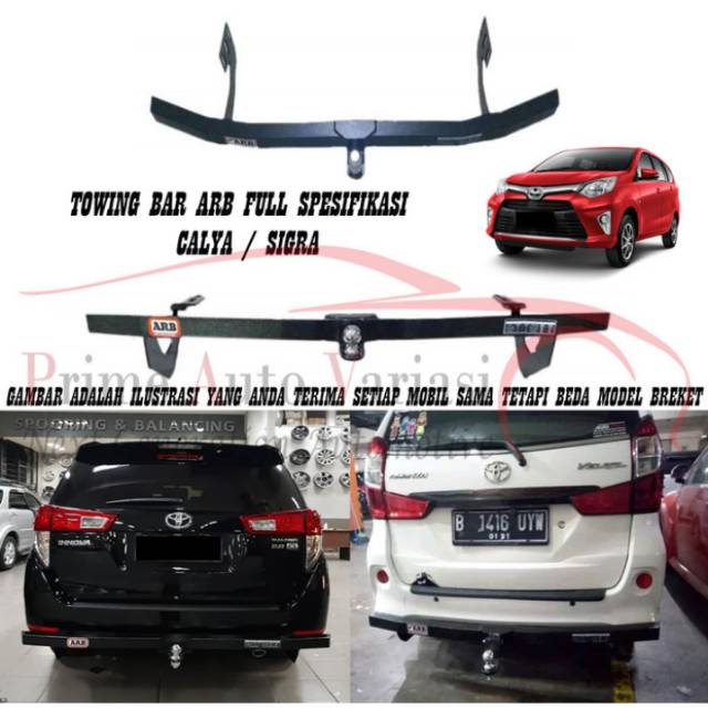 TOWING BAR ARB BESI BUMPER BELAKANG TOWING BAR - CALYA SIGRA