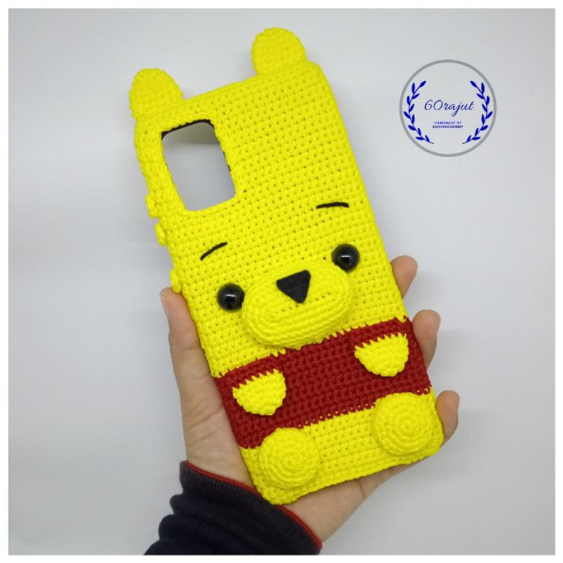 Case HP Rajut Karakter Winnie The Pooh