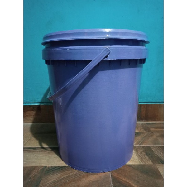 Jual Ember Plastik Tong Sampah Liter Warna Ungu Shopee Indonesia