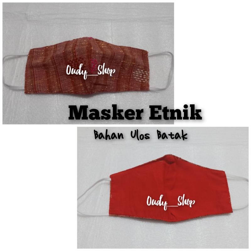 Masker Tenun Ulos Batak